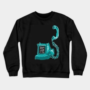 Old fashioned phone Crewneck Sweatshirt